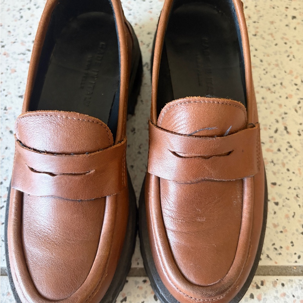 Chunky Leather Italian Leather Loafers